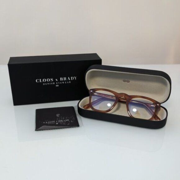CLOOS X BRADY Bouron Christopher Cloos x Tom Brady Blue Light Glasses, NIB - Picture 1 of 6